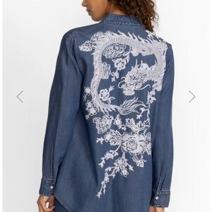 JOHNNY WAS button down shirt XS